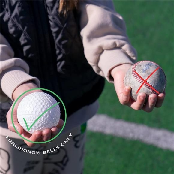 Baseball Pitching Machine, Angle Adjustable with Bat and  Balls For Kids - Picture 4 of 6